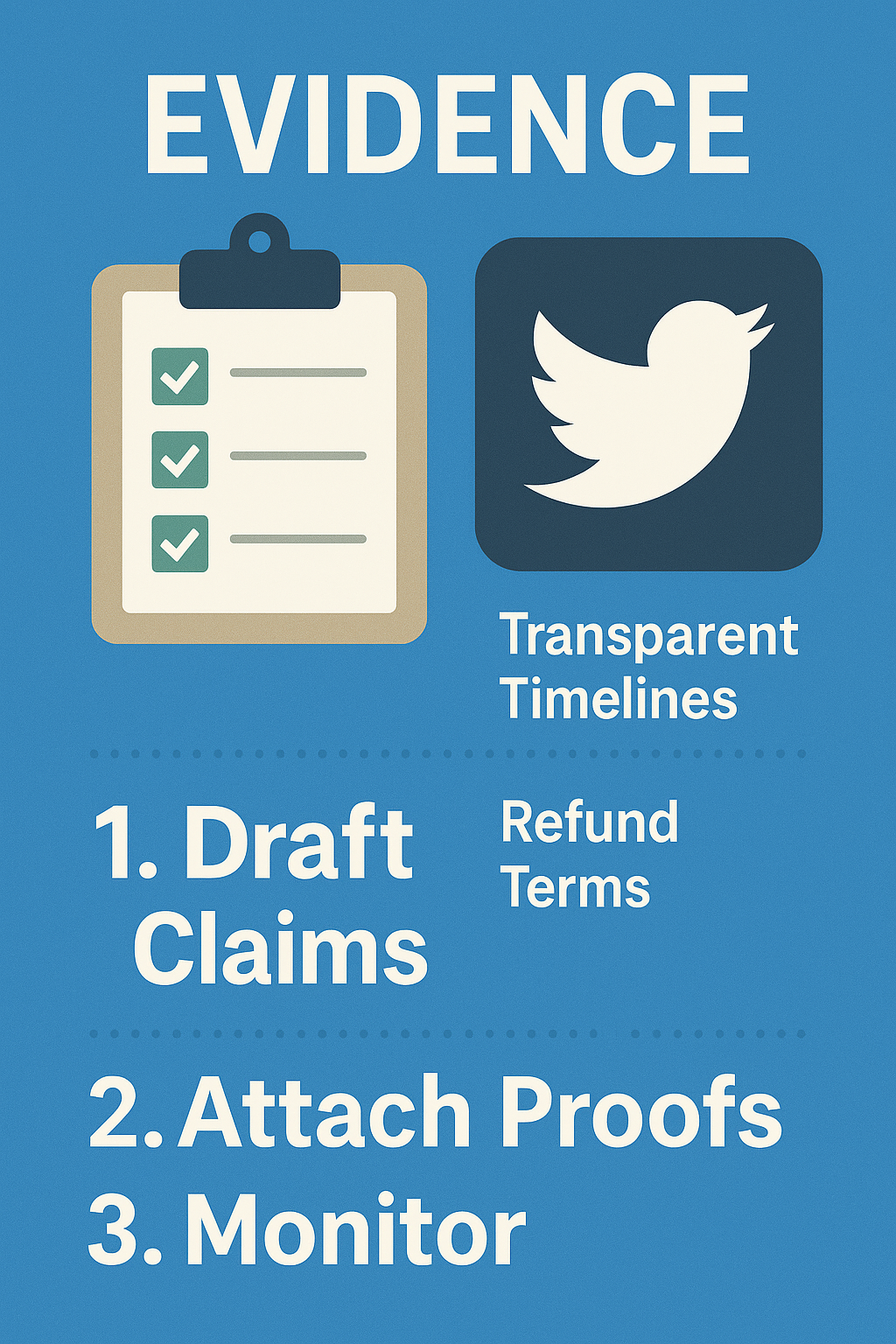 Evidence checklist to mass report a Twitter account: permalinks, screenshots, handle and the rule broken